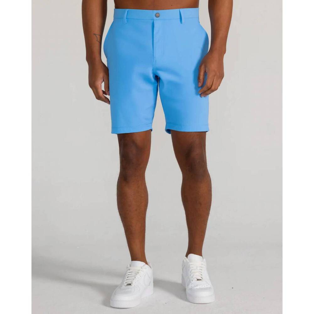 NEW REDVANLY men's hanover 9" golf pull on short in iceberg